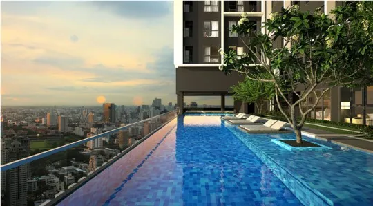 Ideo Mobi Phayathai for sale, Duplex room, 2 bedrooms, full facilities. You can reserve in advance.