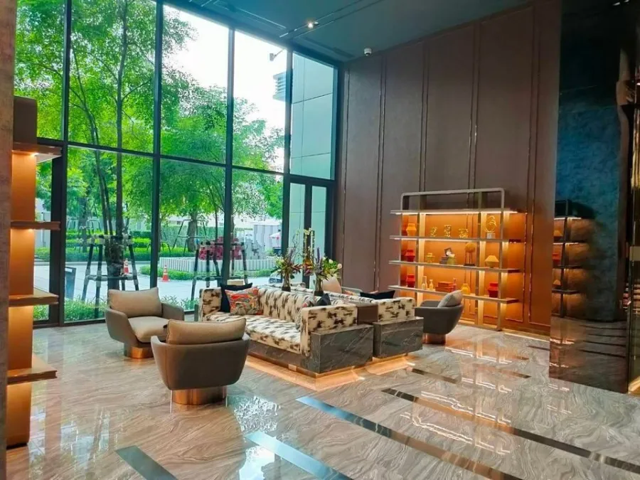 Condo for rent: Life Asoke Hype, unblocked square view, complete with electrical appliances. Reserve quickly.