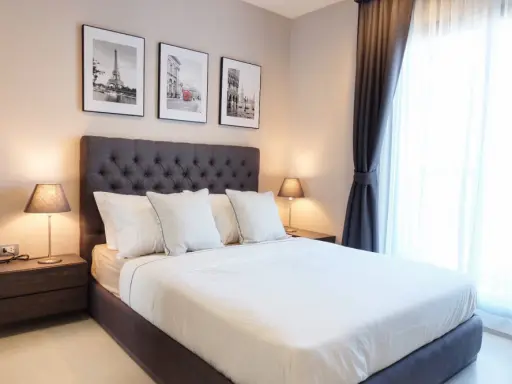 For rent Rhythm Sukhumvit 36-38, beautiful room, beautiful decoration, ready to move in. Don't wait.