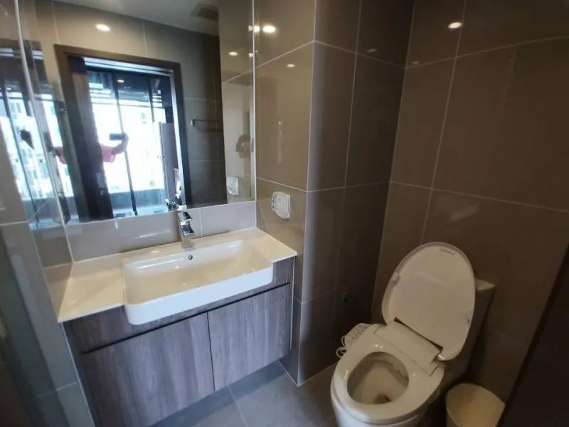 For rent, Ideo Mobi Asoke, beautiful room, fully furnished, complete with electrical appliances, good price, you should not miss out on everything