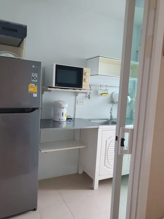 For Rent Plum Condo พหลโยธิน 89 ชั้น 7 ห้อง STUDIO ตกแต่งด้วยเฟอร์สีขาว สบายตา ห้ามพลาด