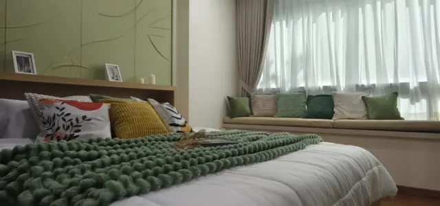 ขาย Happy Condo Ladprao 101 ห้องโทนสีเขียวสบายตา เฟอร์นิเจอร์ Built in ครบ พร้อมชุดครัว จองเลย images