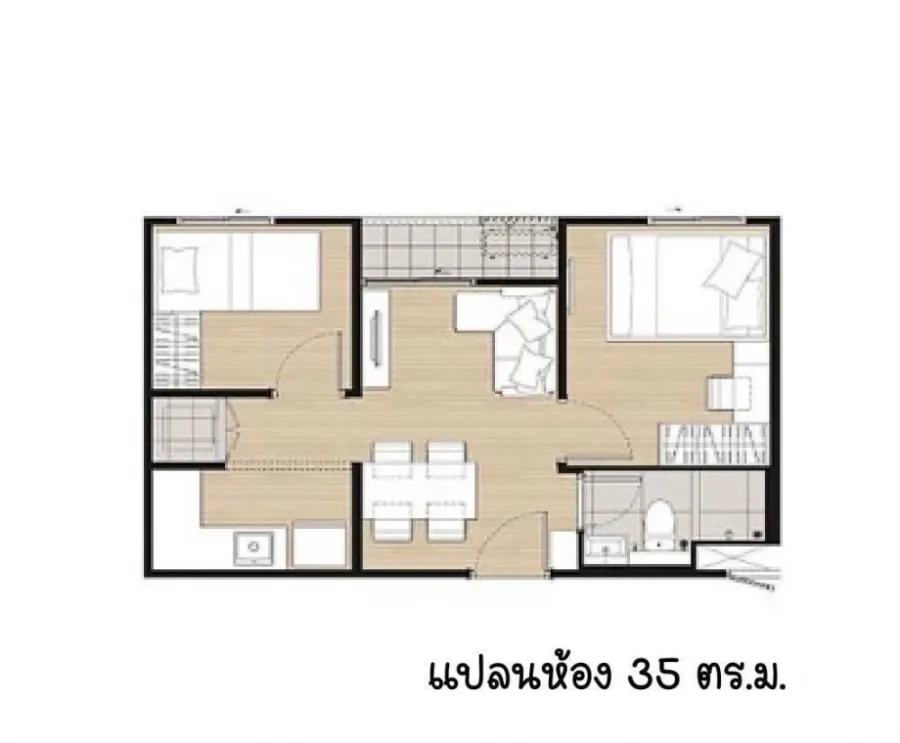 For sale, for rent!! Condo The Privacy Rama 9, 27th floor, very beautiful room, fully furnished, good price, ready to move in, book now!!