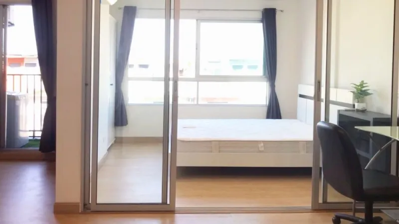 ขาย D condo รัตนาธิเบศร์​ 1 ​ห้องนอน​ 1 ​ห้องน้ำ มาพร้อมเฟอร์และเครื่องใช้ไฟฟ้าครบ บอกเลยอย่าพลาด