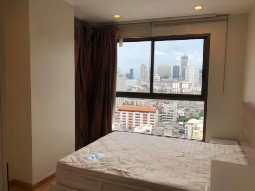 For rent, Casa Condo Asoke-Din Daeng, corner room, 21st floor, convenient transportation...Ready to move in, don't wait. images