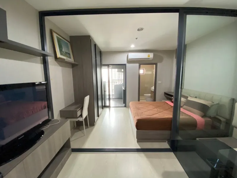 ให้เช่า Ideo Thapra Interchange ห้องกั้นเป็นสัดสัดส่วน พร้อมเข้าอยู่ ราคานี้พลาดไม่ได้แล้ว รีบจองเลย