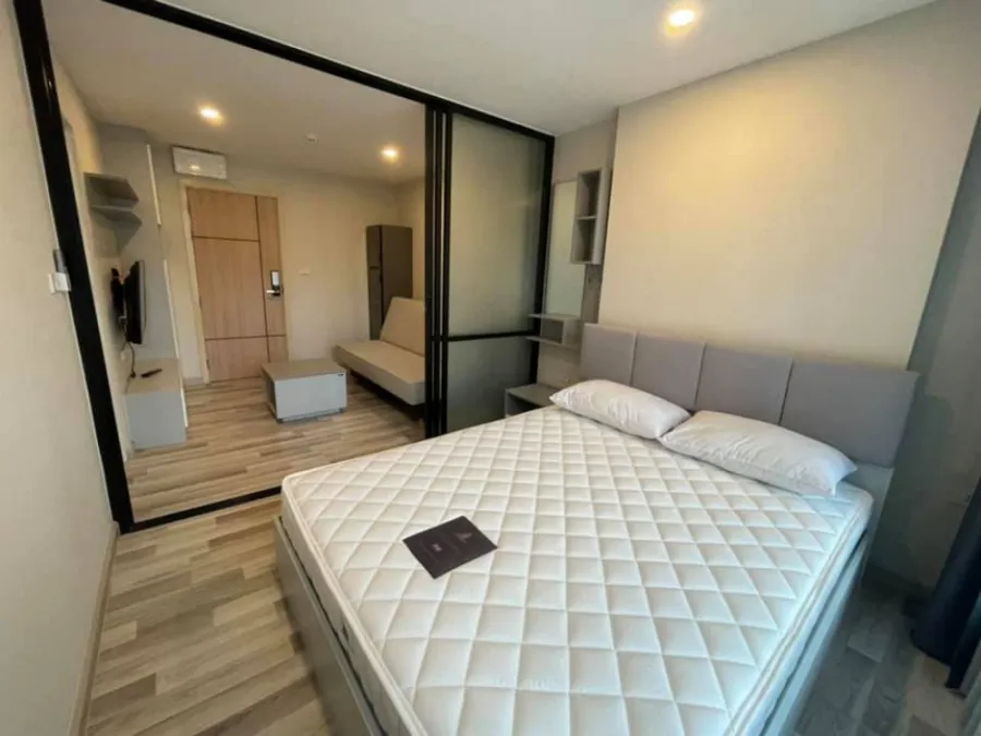 The Cube Premium Ratchada 32 ให้เช่า ห้องสวยน่าอยู่มาก เฟอร์นิเจอร์บิวท์อินจุกๆ ไม่จองพลาดมาก
