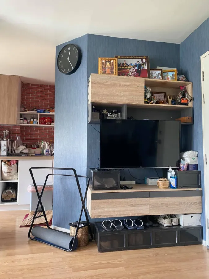 Condo for sale Lumpini Ville On Nut - Phatthanakan, 1 bedroom, 1 bath, built-in room, fully furnished, very cheap