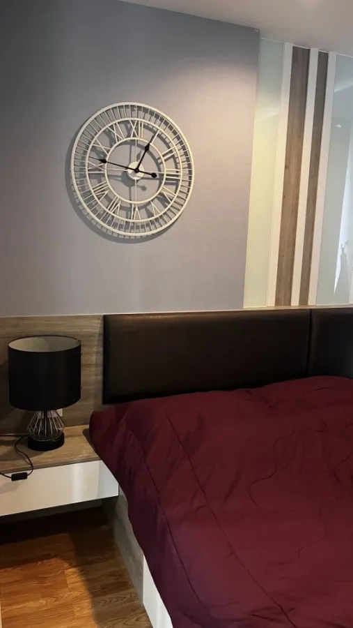 For rent: Lumpini Ville Nakhon In Riverview, 16th floor, Chao Phraya River view, fully furnished, ready to move in. Book now!