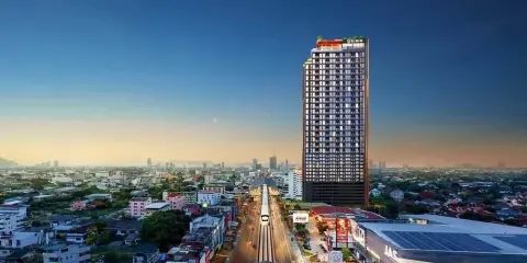 ขายดาวน์ ออริจิ้น ปลั๊ก & เพลย์ ศรีนครินทร์ ชั้นสูง ห้อง Duo Space โล่ง สบาย คุณต้องไม่พลาด