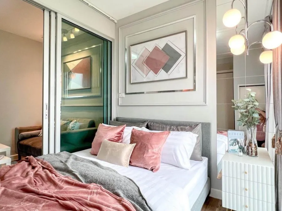 Sell A Space Me Bangna, 9th floor, corner room, very private Comes with full decoration Hurry up to reserve before you miss it.