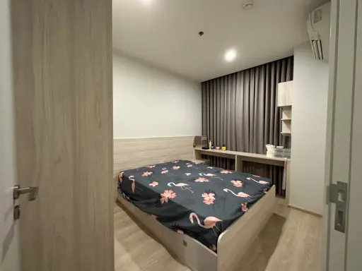 Condo for rent: Noble Revolve Ratchada 1, fully furnished, ready to move in. Affordable price Let me tell you, you don't miss it.