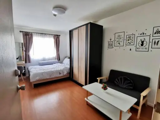 For rent, Lumpini Condo, Township, Rangsit, Khlong 1, beautiful room, very stylish, fully furnished, don't miss it