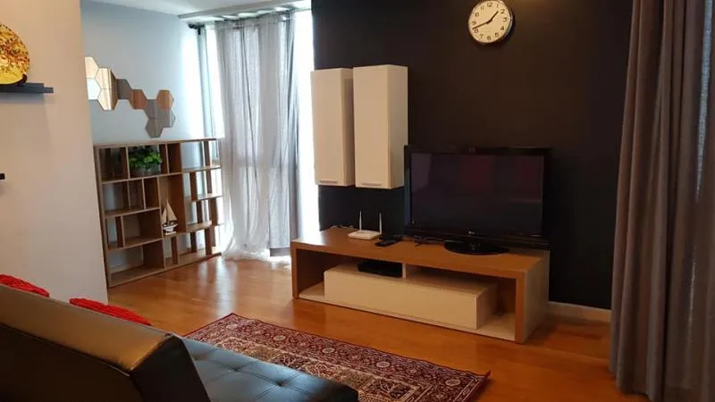Abstracts Phahonyothin Park for rent, corner room, fully furnished, beautiful, 1 bedroom, 45 sq m. Very big room, like it, hurry up!