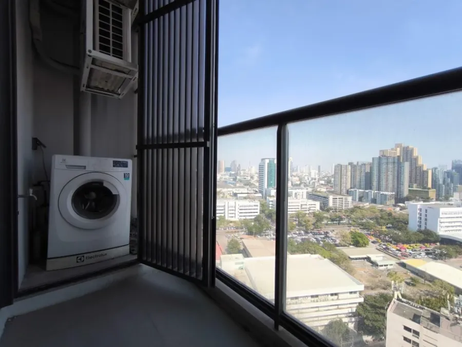 For rent!! Condo M Chatuchak, 19th floor, Building A, luxury condo, beautiful room, comfortable to live in, fully furnished, don't miss it!!