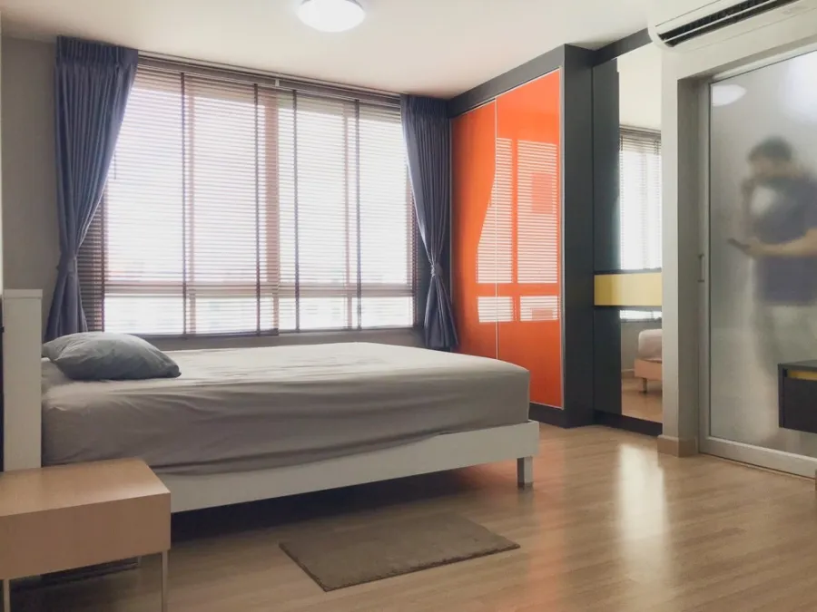ให้เช่า Zoom Condo Place ชั้น 5 ห้องมุม เป็นส่วนตัวมาก ห้อง STUDIO ตกแต่งครบ พร้อมอยู่ จองเลย