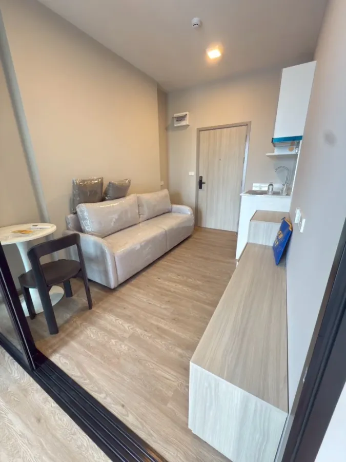 Plum Condo New West Bangyai for rent. Ready to move in, fully furnished, high floor. Book now!