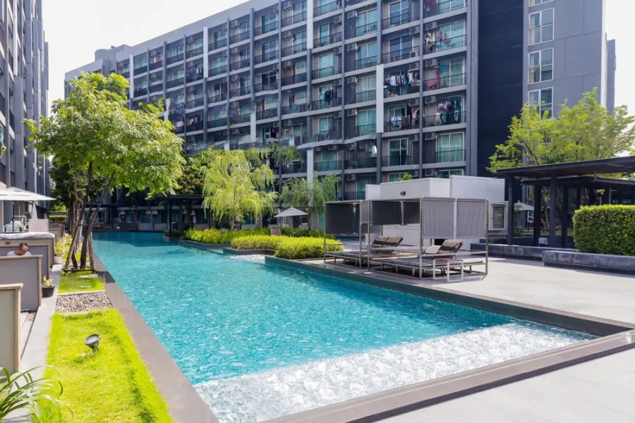 ขายด่วน!! คอนโด เอ สเปซ มี สุขุมวิท 77 ชั้น 1 ตึก A ห้องสวยติดสระว่ายน้ำ พร้อมเข้าอยู่ รีบจองเลย!!