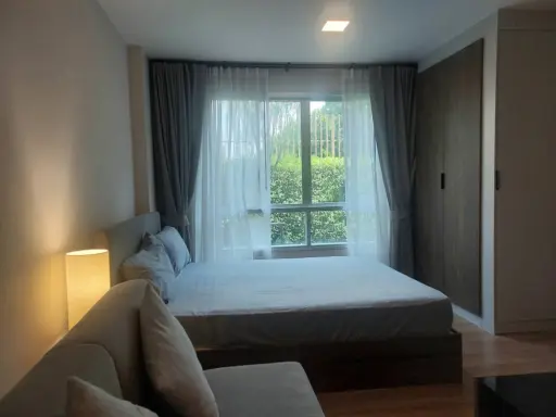 For sale: D Condo Thar Charan, studio room, private, not hot, with amenities. Don't just look.