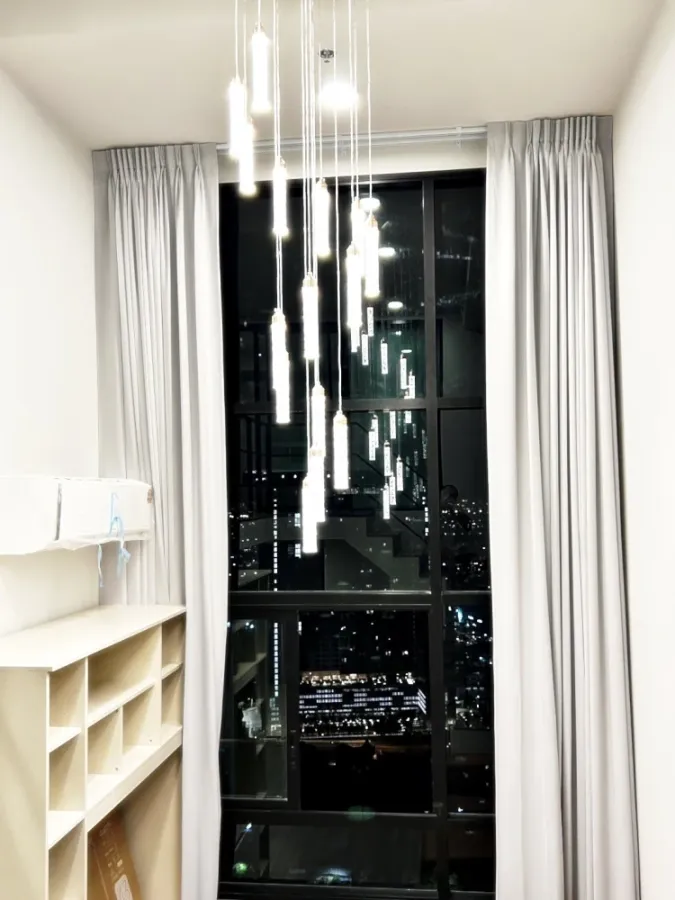 For rent!! Ideo Ramkhamhaeng - Lamsalee Station, 35th floor, beautiful and luxurious room, fully furnished, ready to move in! Reserve now!!