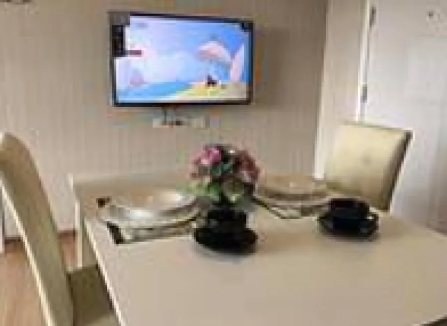 For rent, Plum Condo, Phahon Yothin 89, beautiful room, everything is ready. White tone, clean eyes. Rent it now. Urgent.