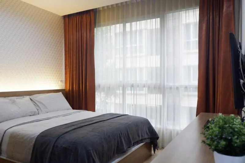 ขาย Happy Condo Ladprao 101 ห้องสวย ระเบียงหันไปทางทิศตะวันออก พร้อมเฟอร์เเละเครื่องใช้ครบ