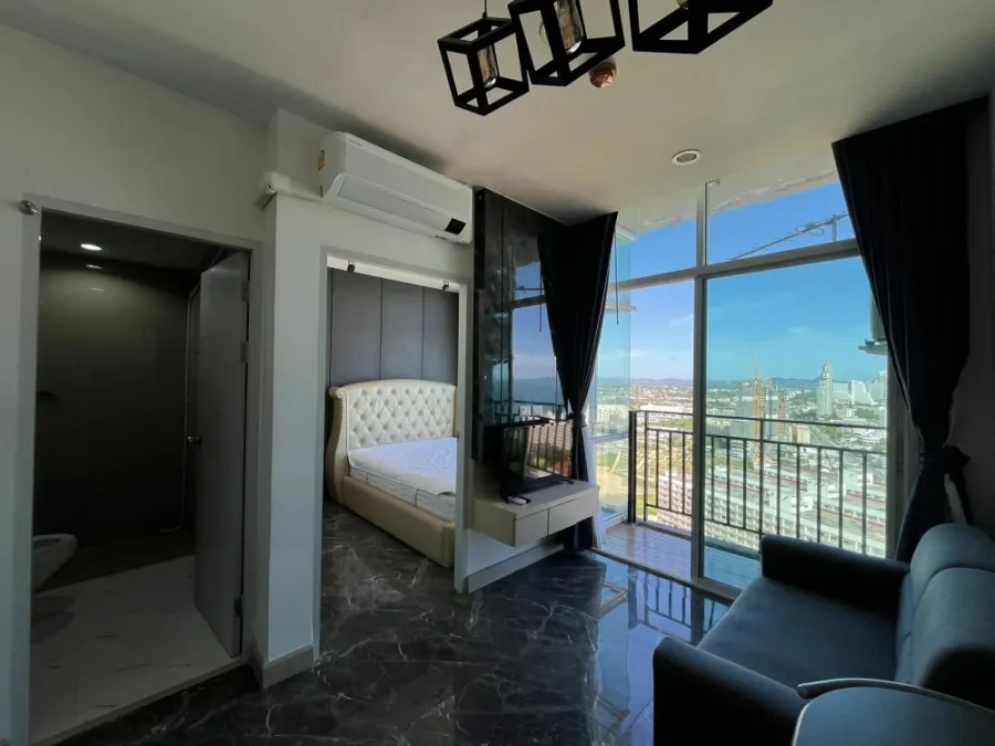 ให้เช่า Condo The Grand Jomtien ห้องชั้นสูง เฟอร์พร้อม รีบจองเลย