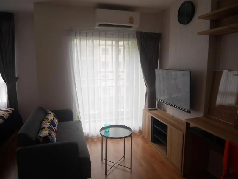 For rent Lumpini Ville Pranangklao-Riverview beautiful room ready Fully furnished, electrical appliances ready. Don't miss it.
