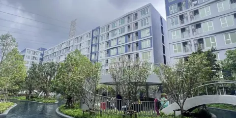 ให้เช่า Kave Town Island แต่งห้อง Built-in เครื่องใช้ไฟฟ้าครบครัน มาแต่ตัวเข้าอยู่ได้เลย อย่ารอช้า