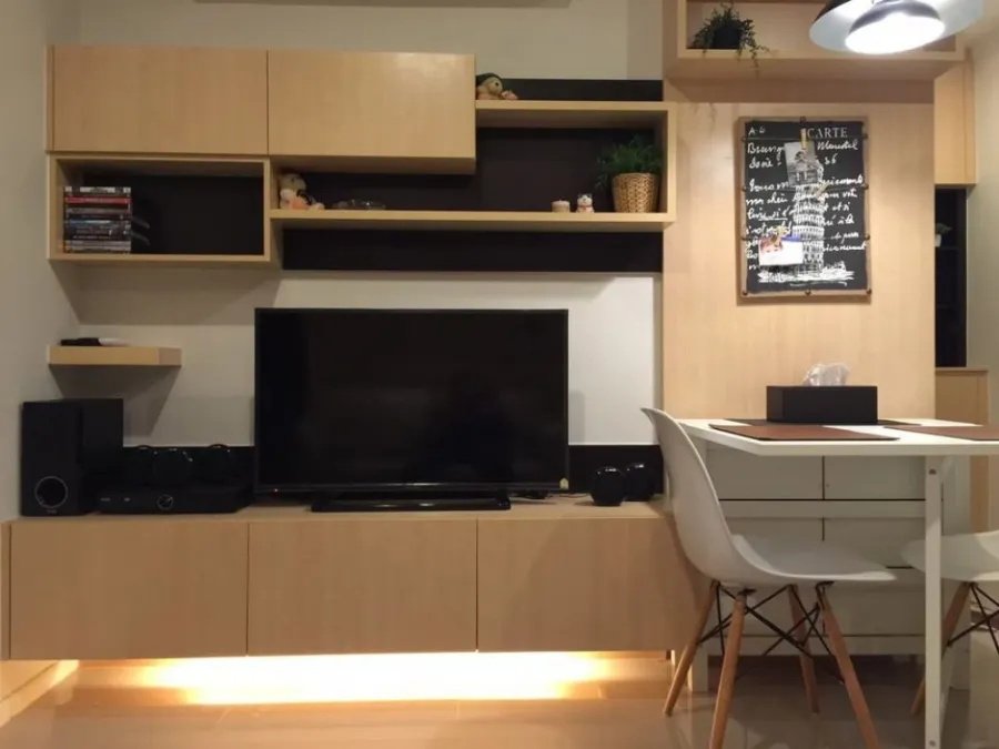ให้เช่า/ขาย Aspire Rama 9 ห้องสวยมาก วิวไม่บล็อค เฟอร์บิ้วอินจัดเต็ม 1นอน พร้อมเข้าอยู่ได้เลย