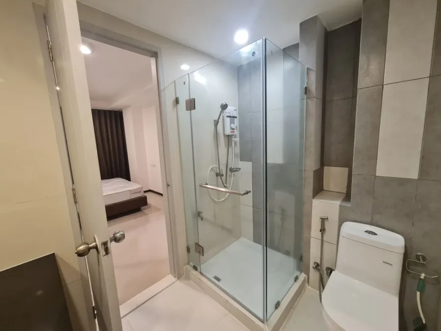 Condo for rent, My Story Lat Phrao 71, 2 bedrooms, 2 bathrooms, swimming pool view, Building A. Don't wait, book quickly.