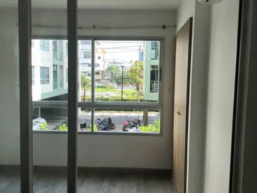 Condo for sale, Lumpini ville onnut 46, 2nd floor, corner room, good location, convenient transportation, reasonable price, hurry to reserve before it's gone!!