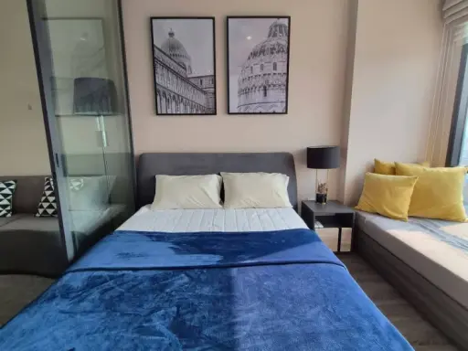 For rent: Ideo Mobi Rangnam, 28th floor, fully furnished, great location, beautiful unblocked view. Book now!