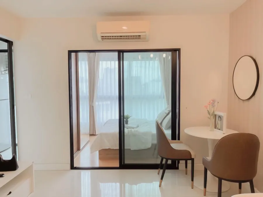 Condo for Sale, Metro Sky Ratchada, beautiful room, built-in, full Let me tell you that you should not miss this room.