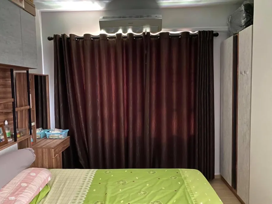 For sale, Plum Condo Samakkhi, 5th floor, Building C, fully furnished, ready to move in. Book now, don't wait.
