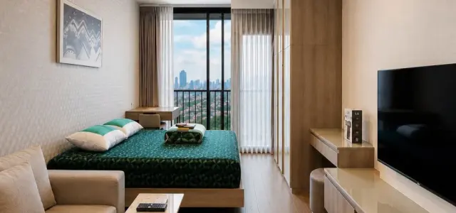 ให้เช่าคอนโด Park Origin Phaya Thai ห้องพร้อมอยู่ ชั้น 20 วิวสวย บรรยากาศดี แต่งครบ พร้อมลากกระเป๋าเข้าอยู่ได้เลย images