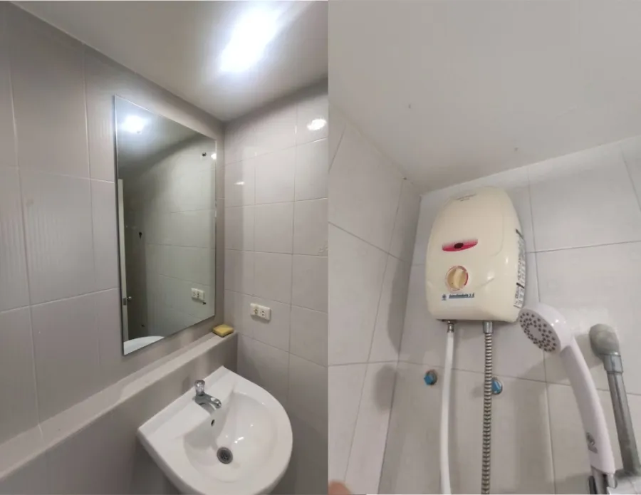 For rent, Condo One Ladprao Station, north room, garden view, complete facilities, book now.