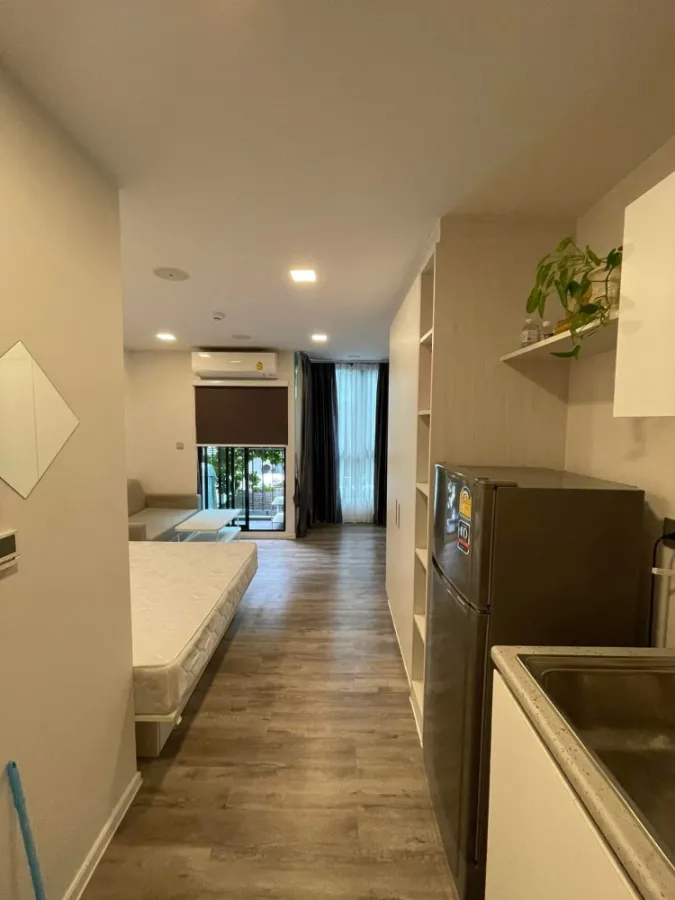 Sell / rent Condo Atmoz Chaengwattana, good atmosphere. fully furnished Ready to drag your bags in.