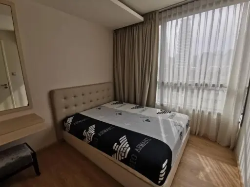 For rent, H Condo Sukhumvit 43, 10th floor, fully furnished room, ready to move in immediately, hurry up and book now, don't miss it.