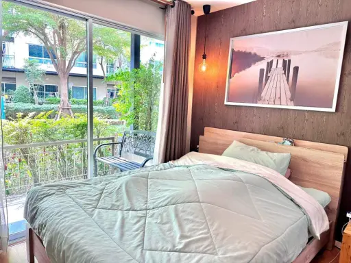 For rent: Lumpini Ville On Nut-Phatthanakan. The room is divided into proportions. Install wallpaper well. Don't wait, come in now. images