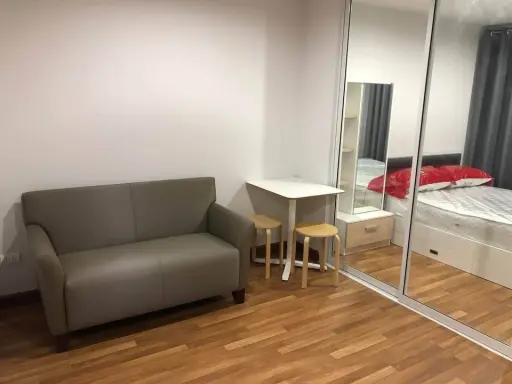 Rent Regent Home Sukhumvit 81, 4th floor, Building B, comfortable garden view, full facilities, must book.