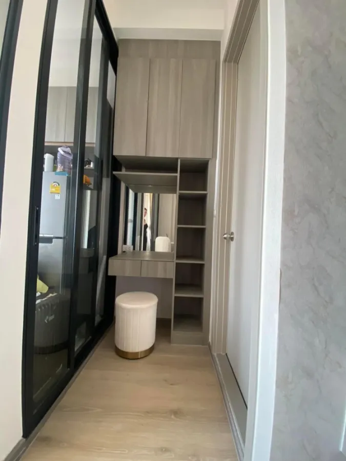 Urgent sale!! Condo Knightsbridge Prime On Nut, 33rd floor, Chao Phraya River view, fully furnished room, book now!!