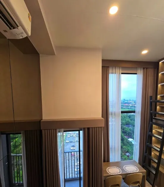 For sale or rent: Origin Plug & Play Nonthaburi Station, 5th floor, Duo Space room, fully furnished, nice to live in, reserve now.
