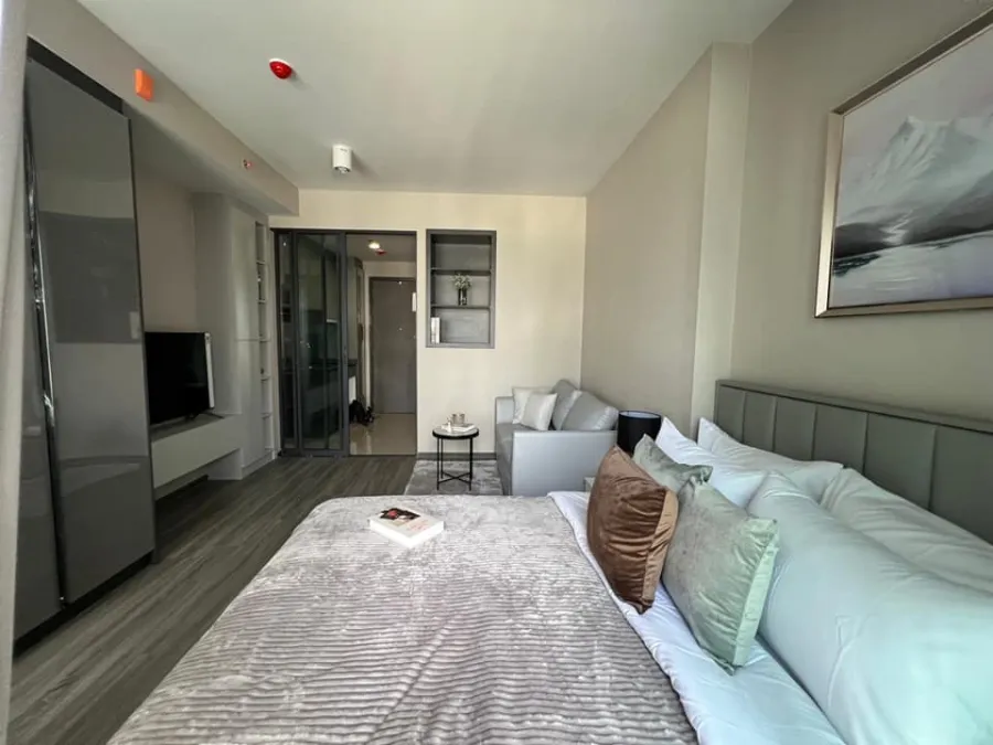 Condo for rent, Ideo Chula-Samyan, nice room decorated in modern style. Smooth color, good price, hurry up to reserve.