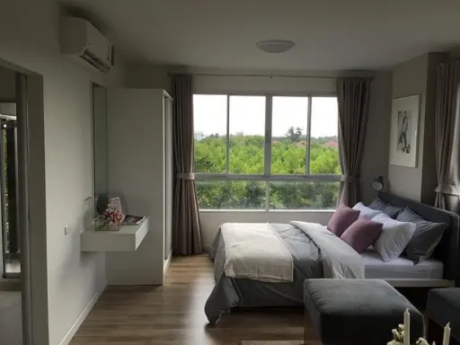 Oh my god! ให้เช่าดีคอนโด รังสิต ห้องสตู แต่งคิ้วท์มาก วิวดี fully furnishedสุดๆ อย่ารอช้า ทักมาเลย