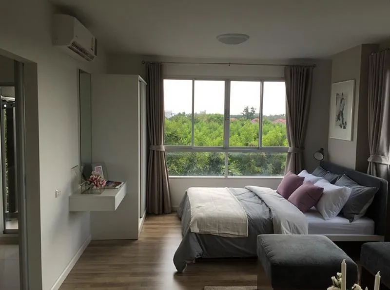 Oh my god! ให้เช่าดีคอนโด รังสิต ห้องสตู แต่งคิ้วท์มาก วิวดี fully furnishedสุดๆ อย่ารอช้า ทักมาเลย