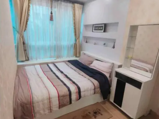 ให้เช่าHappy Condo ลาดพร้าว101 เฟอร์นิเจอร์ เครื่องใช้ไฟฟ้าครบ ราคาไม่แรง รีบเลย ห้ามพลาด images