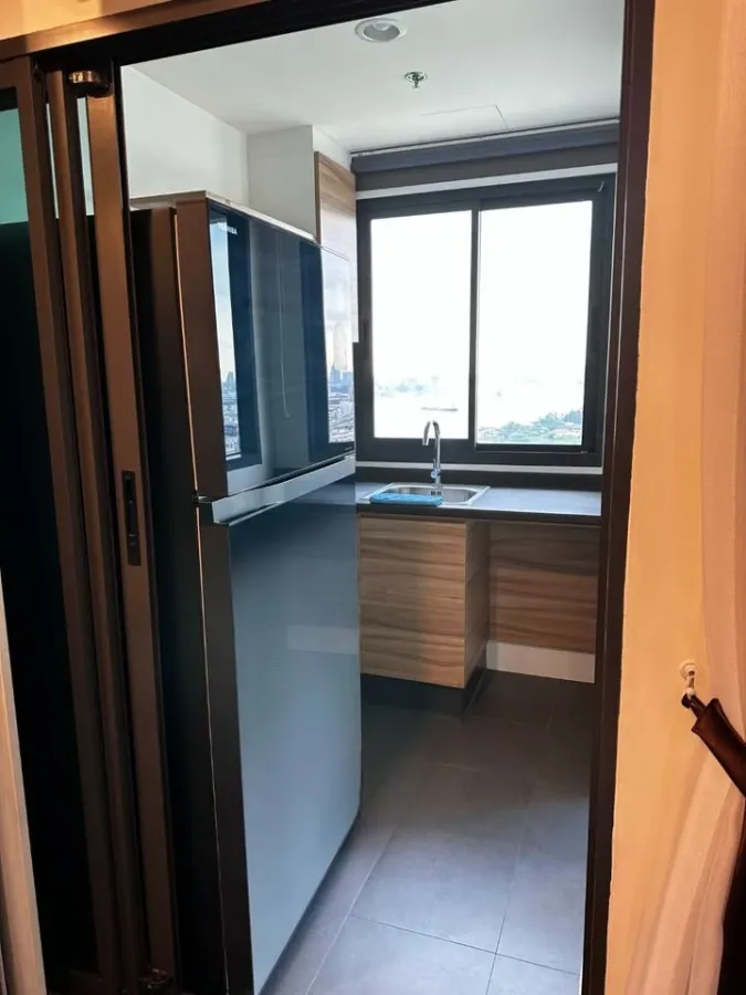 ขาย ให้เช่า U Delight Residence Riverfront Rama 3 ชั้นที่ 17 ขนาด 34 ตรม. วิวแม่น้ำฝั่งสะพานพระราม9 ลมผ่านเย็นสบาย พร้อมแล้วจองเลย