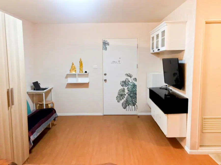 This room is very recommended. Condo for rent, Lumpini Township, Rangsit, Khlong 1, nice room, beautiful view, book quickly.