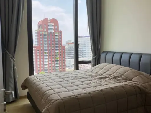 For rent, 28 Chidlom, 10th floor, 2-bedroom size, comes with full decoration. Hurry up to reserve now.
